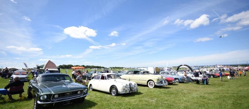 FIRST-EVER EPSOM CLASSIC CAR RALLY HAILED A SUCCESS BY SUN-SOAKED DERBY DAY CROWD