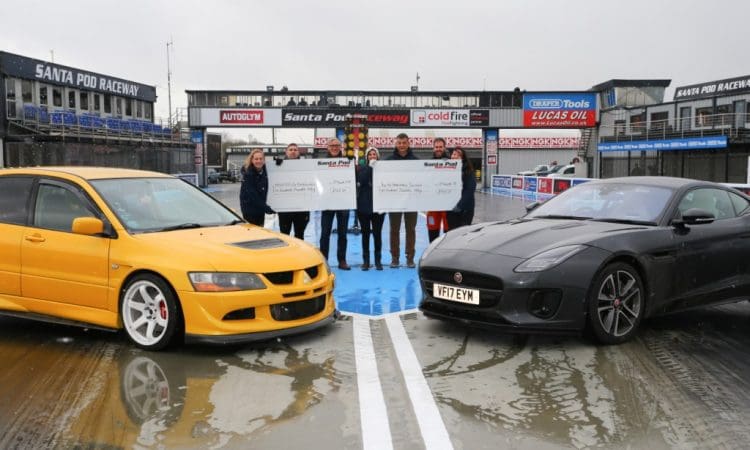 AUCTION WINNERS ARE FIRST TO DRIVE SANTA POD’S NEW QUARTER-MILE