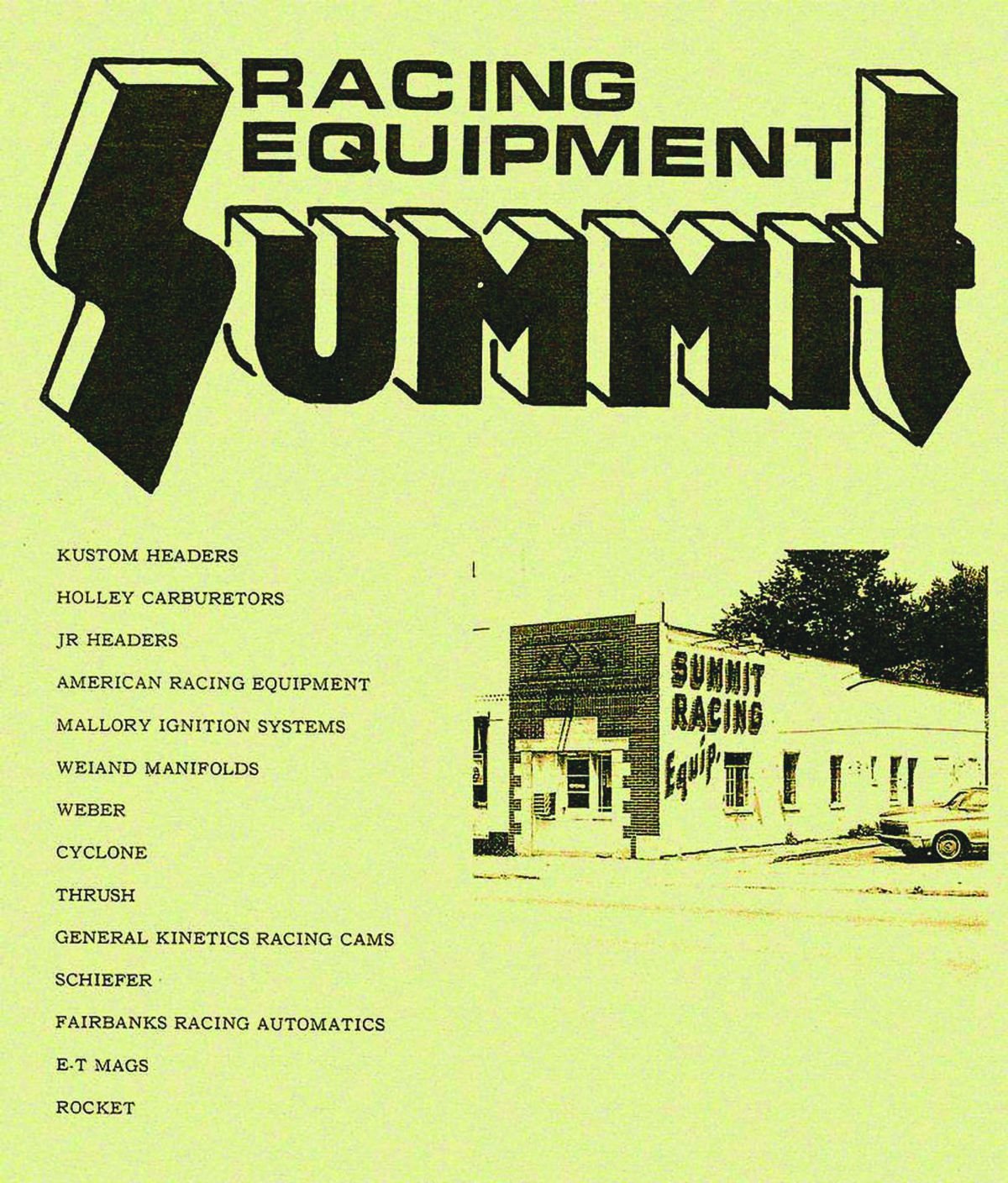 Summit Racing Equipment 50 Years of High Performance Classic
