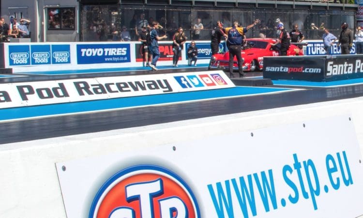 SANTA POD RACEWAY ANNOUNCES NEW PARTNERSHIP WITH STP.