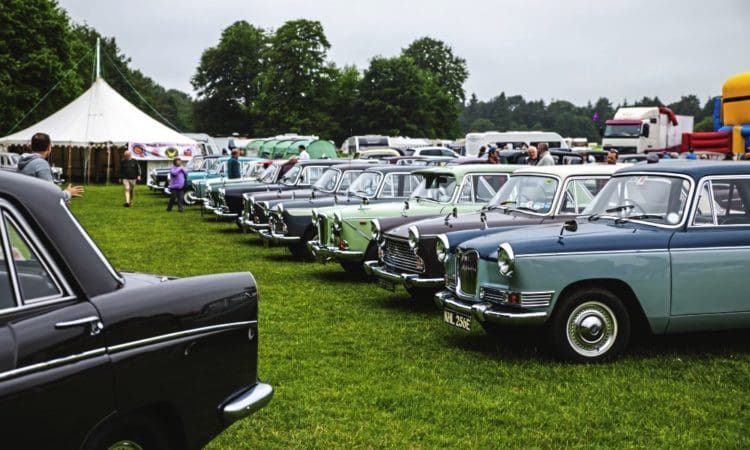 Rare cars including a 1964 Mustang and live rally races all on display at the Classic Vehicle Restoration Show