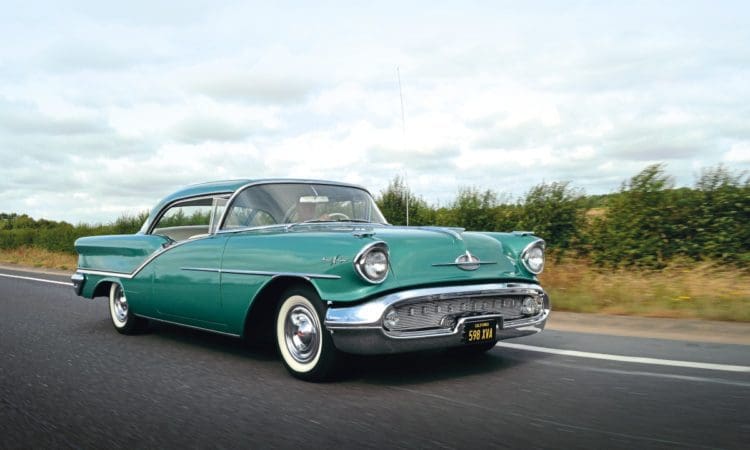 Starfire-styled, rocket-powered: 1957 Oldsmobile Starfire 98 Holiday Coupe