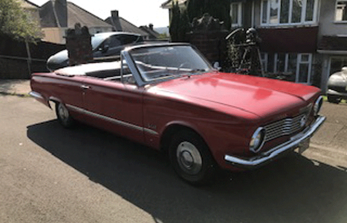 Car for sale | 1964 Plymouth Valiant convertible