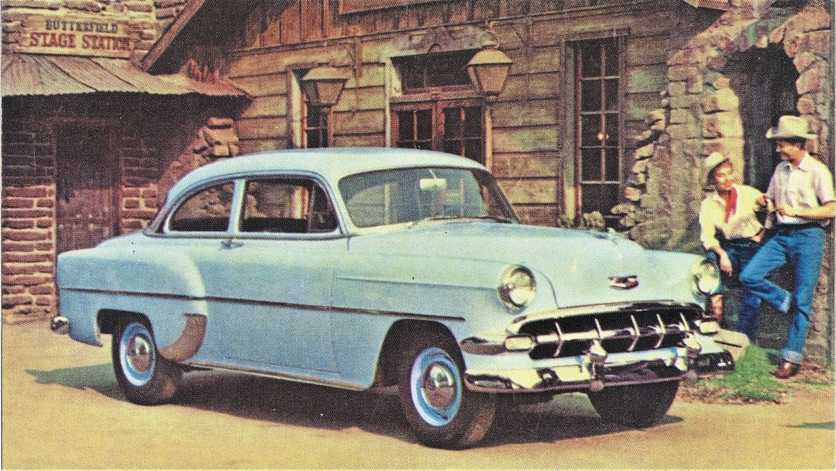 Vintage Chevrolet Bel Air advert