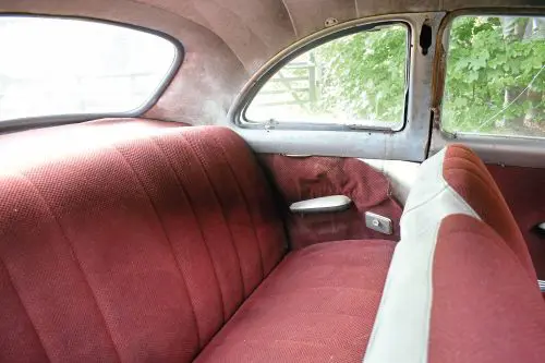 1950 Ford Custom Club Coupe interior