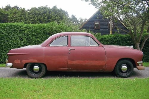 1950 Ford Custom Club Coupe from side