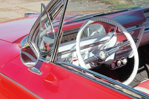 1961 Buick Invicta wheel through window