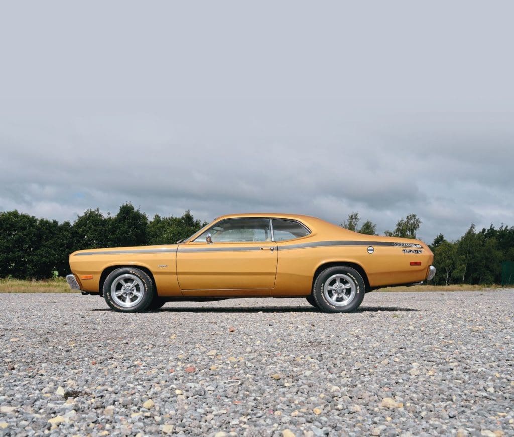 1973 Plymouth Duster from side