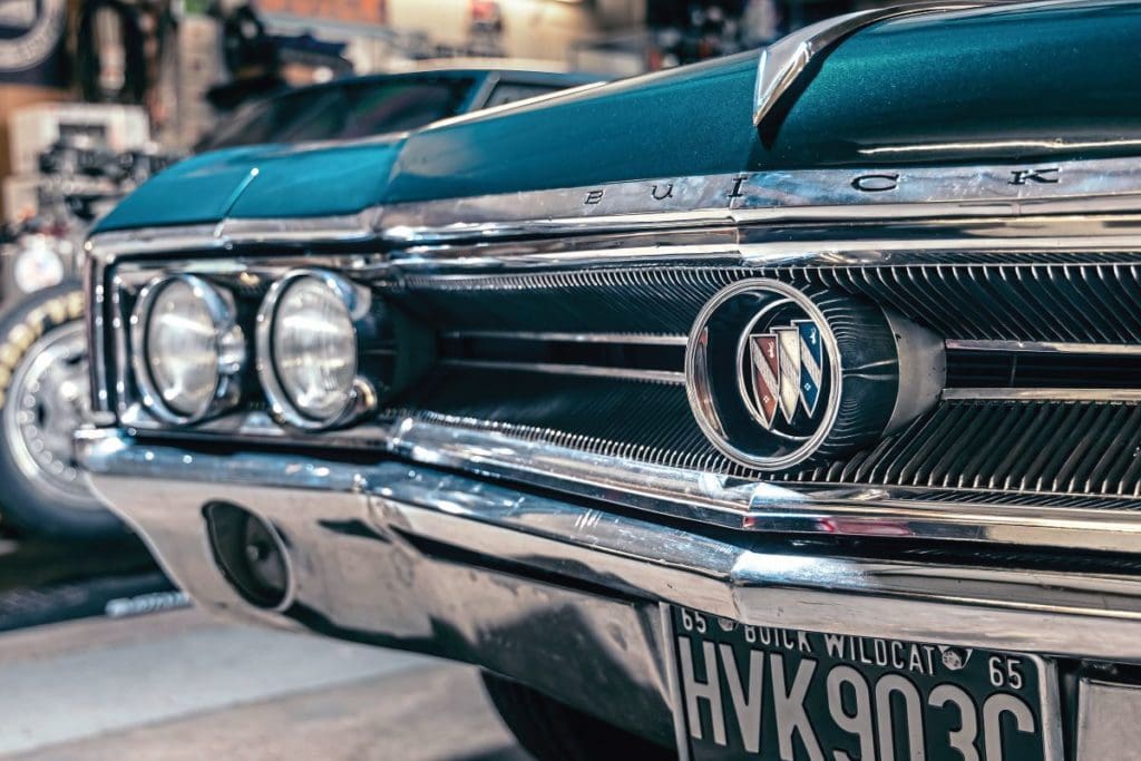 1965 Buick Wildcat All-metal grille.