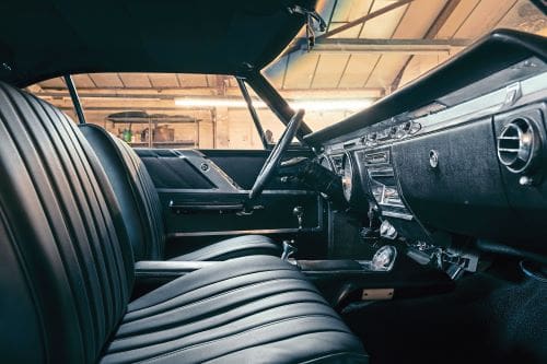 1965 Buick Wildcat black interior 