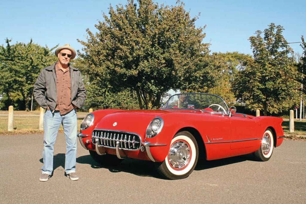 Owner Andy with his 1954 Corvette C1