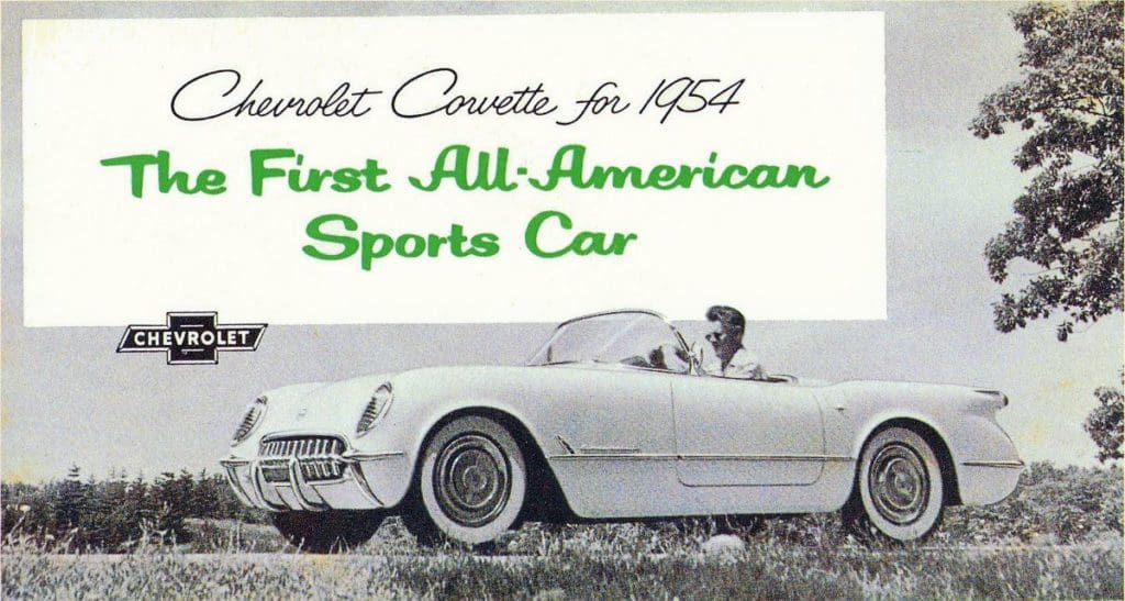 1954 Corvette C1 period ad