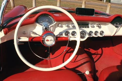 1954 Corvette C1 steering wheel