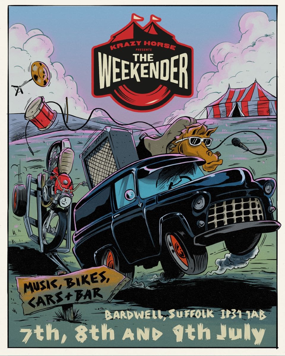 Krazy Horse presents The Weekender – and all profits go to charity!