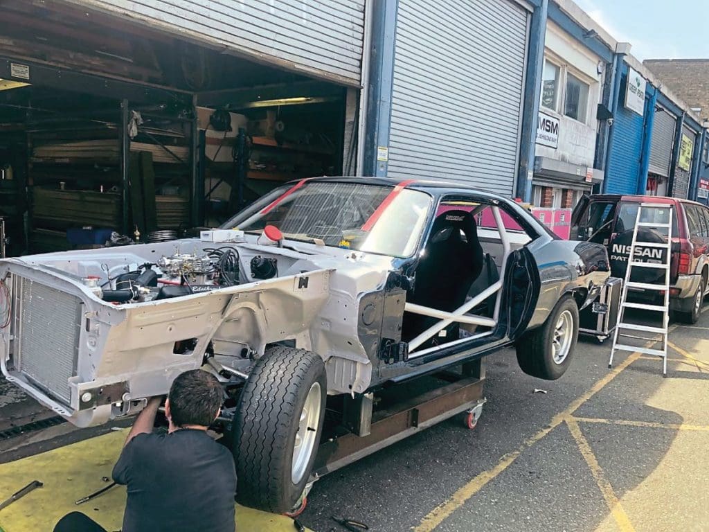 'Cuda in process of restoration