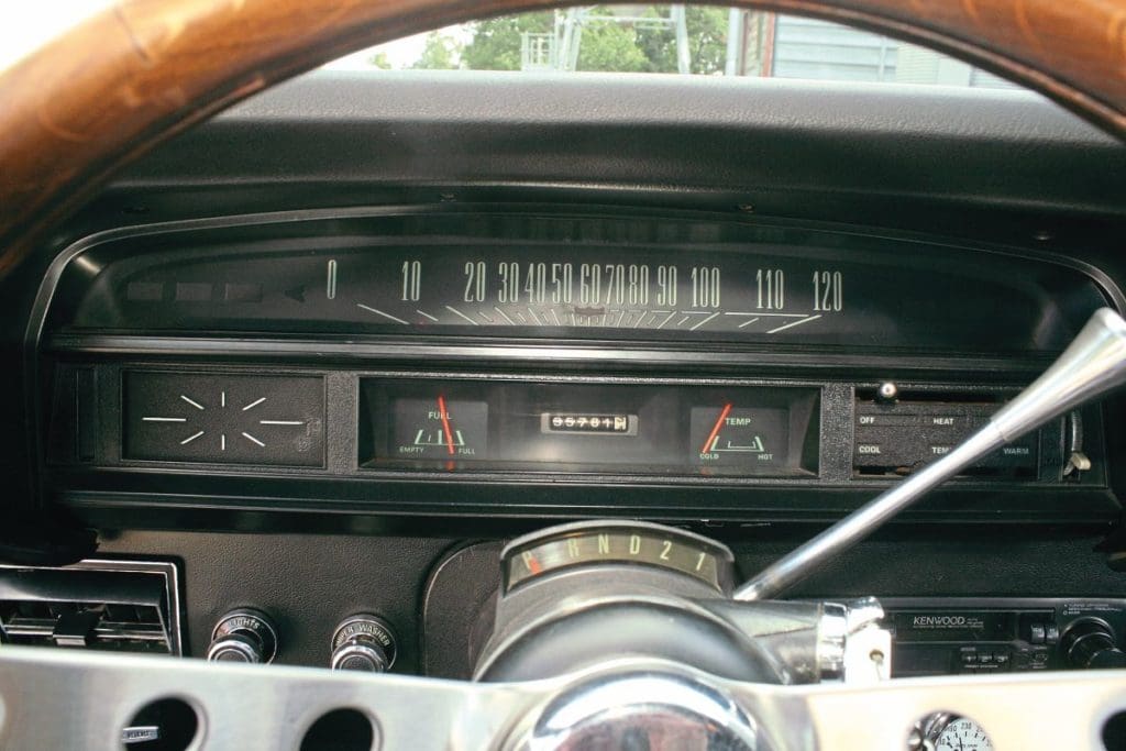 1970 Ford Torino 429 Cobra Jet speedo and gauges