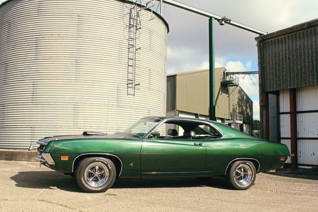 1970 Ford Torino 429 Cobra Jet from the side