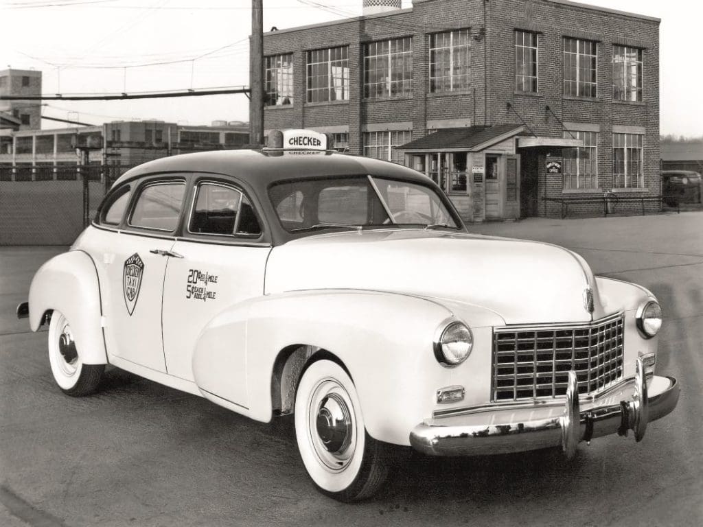 1948 Checker Model A2 taxi cab.