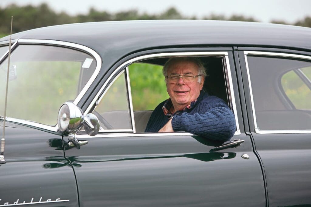 Martin in his 1949 Cadillac Series 60 Fleetwood