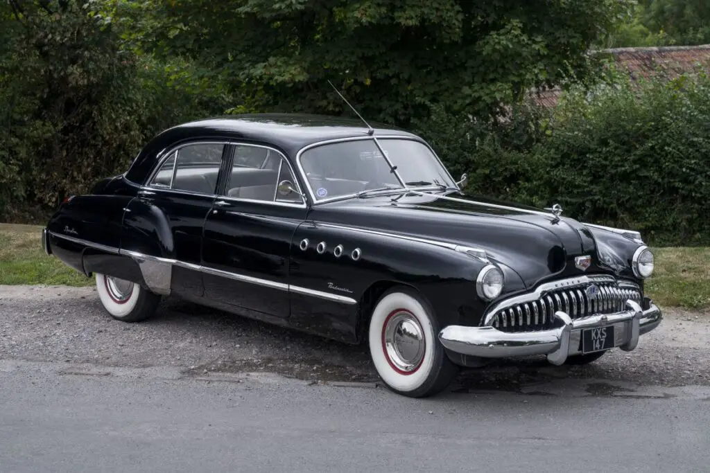 Black 1949 Buick Roadmaster sedan