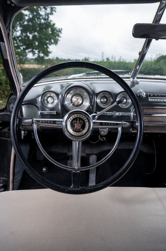 1949 Buick Roadmaster steering wheel