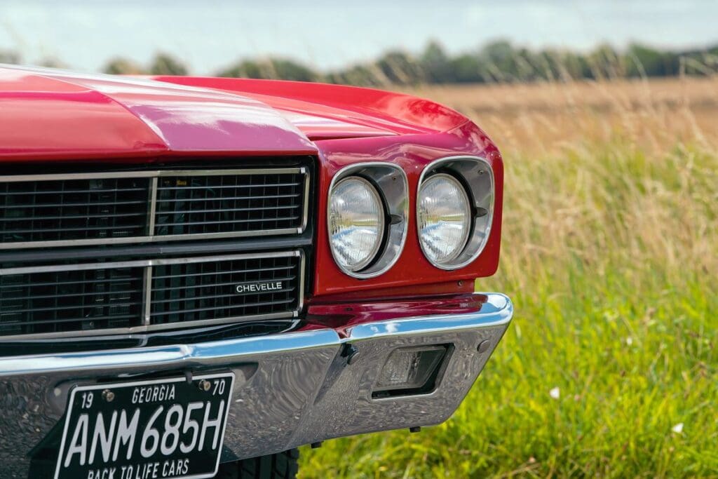 Headlight details on 1970 Chevelle