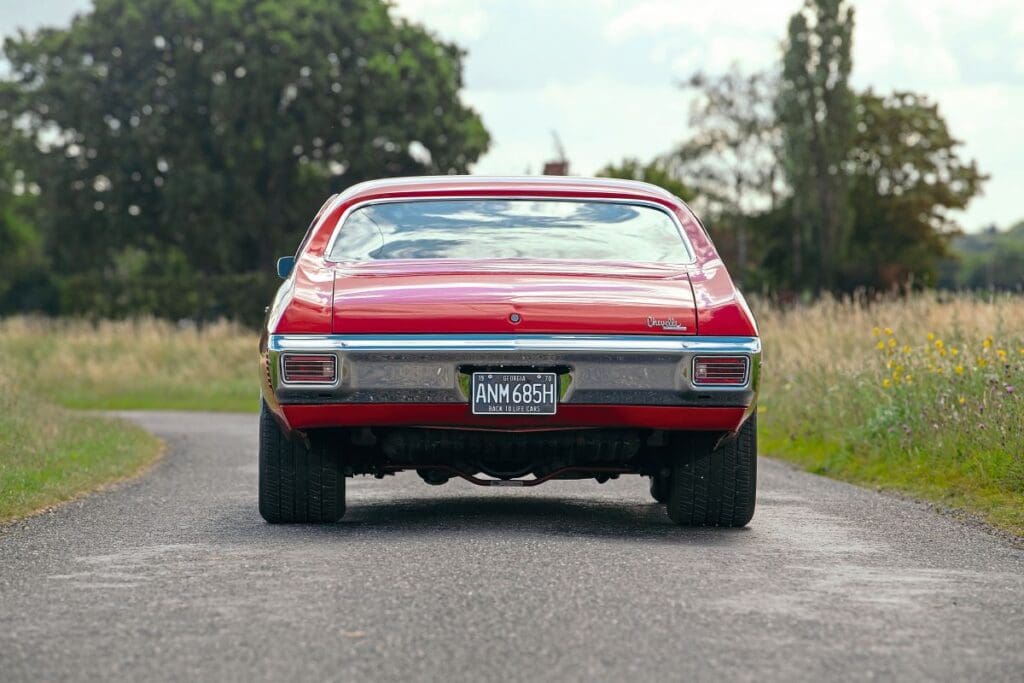 Rear view of Chevelle